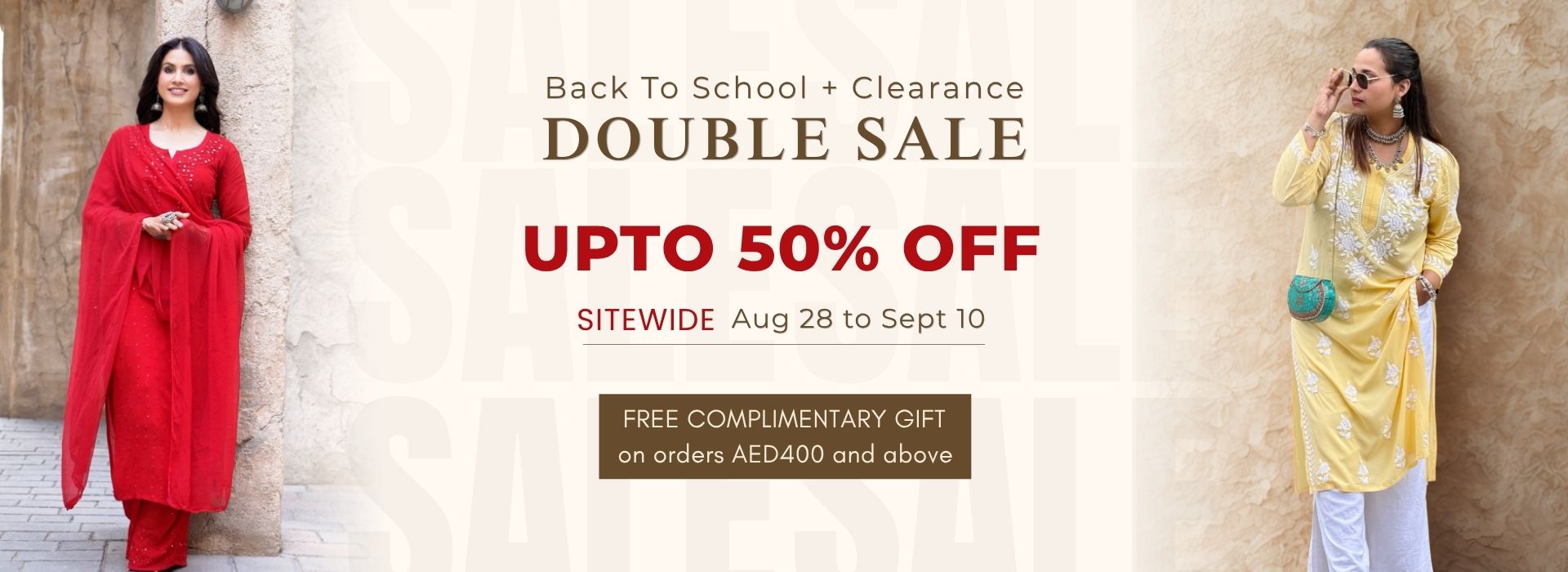Double Sale Upto 50%OFF